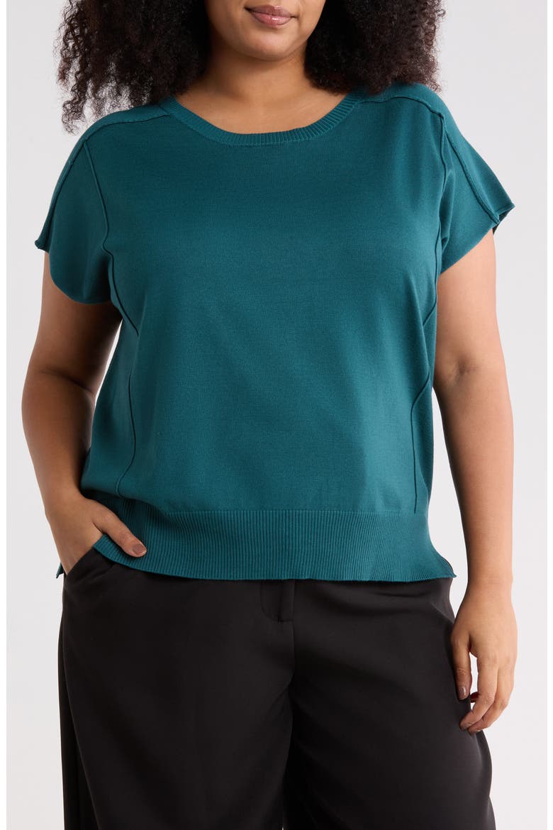 Exposed Seam Sweater, Main, color, OCEAN TIDE