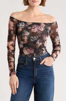 L'AGENCE Peonie Off the Shoulder Bodysuit