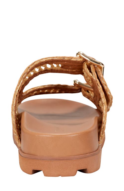 Marc Fisher Ltd Mylan Two-strap Sandal In Brown