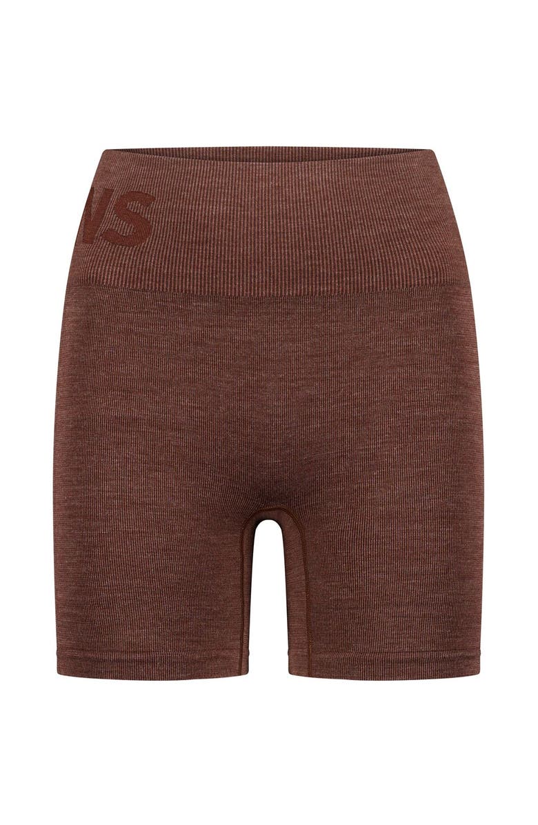Mons Royale Solace Merino Seamless Short - Women's, Alternate, color, Henna