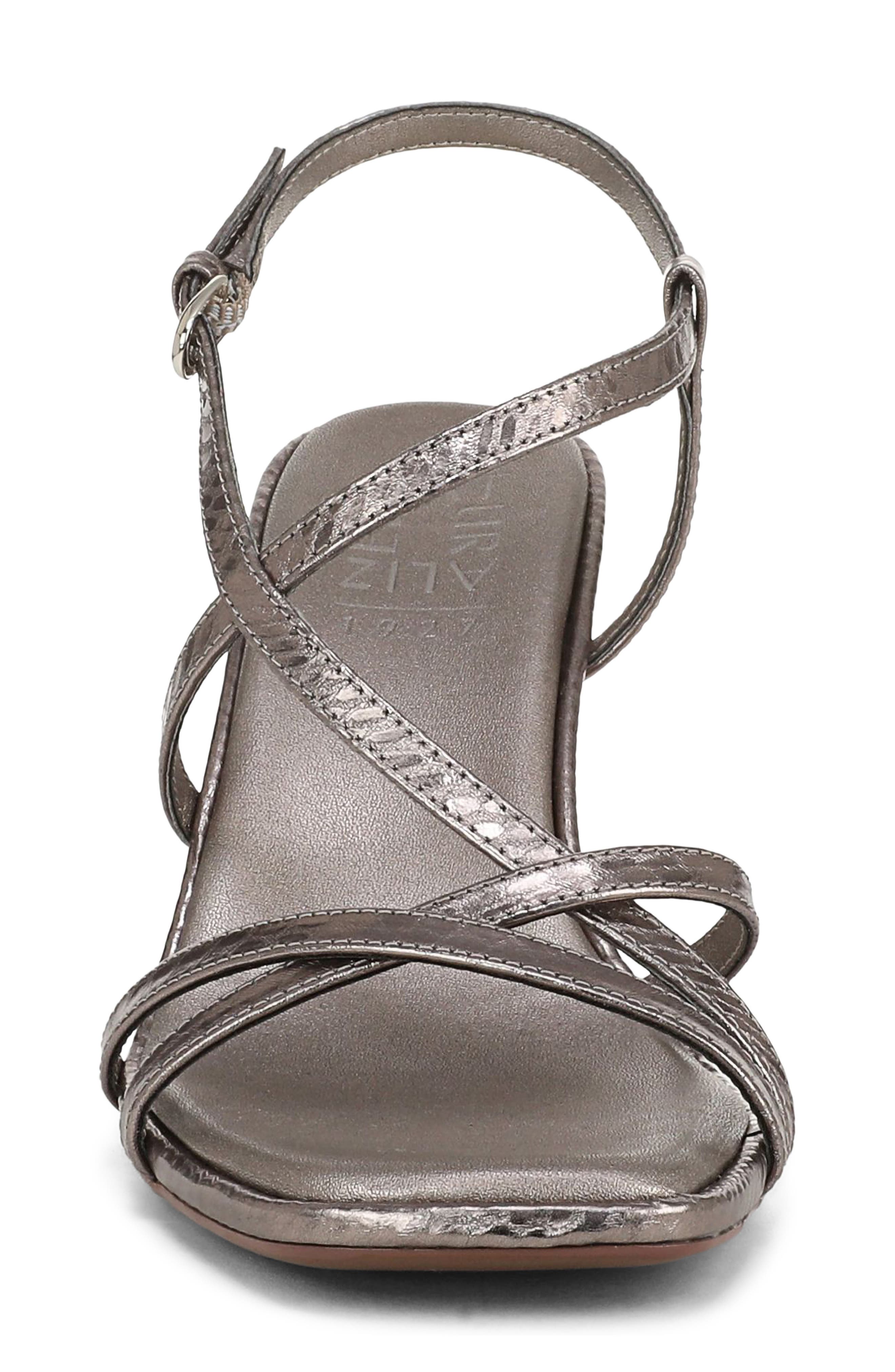 Sanza Strappy Sandal, Alternate, color, PATINA PEWTER