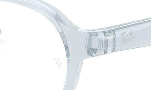 Ray Ban Ray-ban Kids' 44mm Small Phantos Optical Glasses In Blue