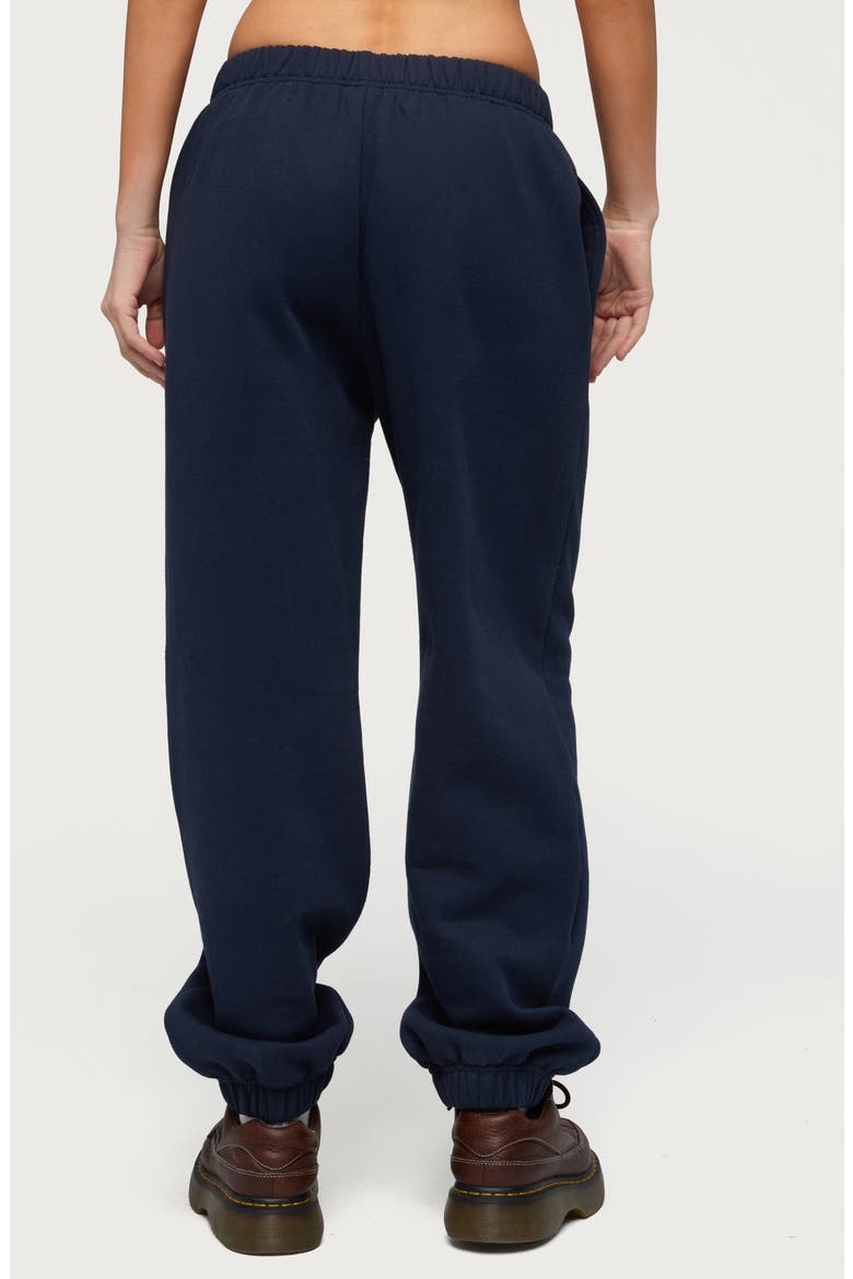Clark Oversize Sweatpants, Alternate, color, NAVY
