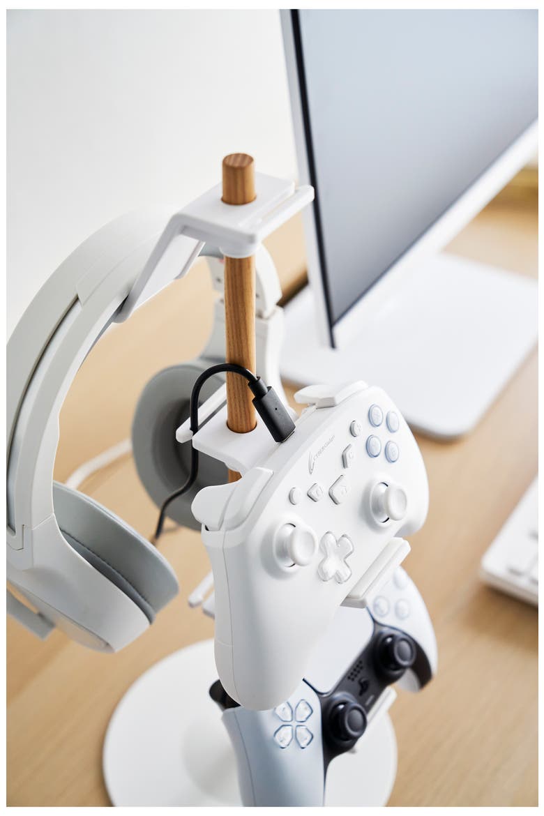3-Tier Controller Stand, Alternate, color, WHITE