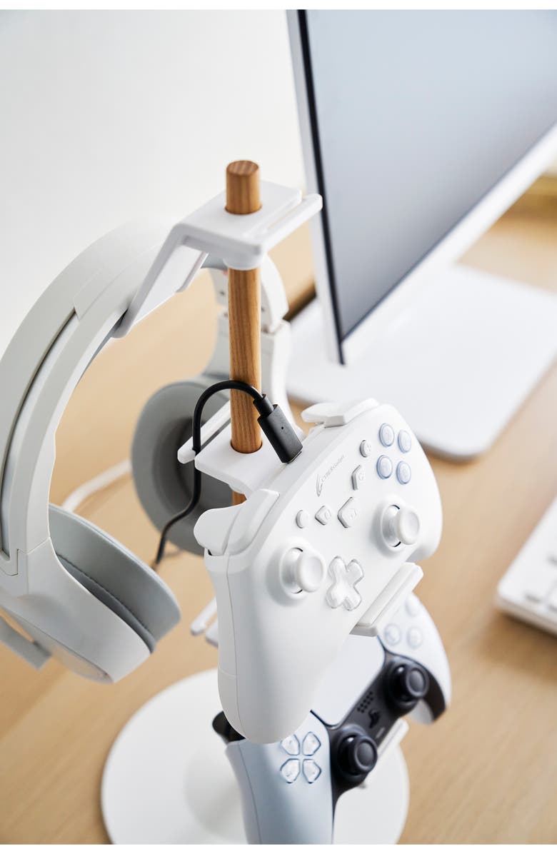 Yamazaki 3-Tier Controller Stand, Alternate, color, White