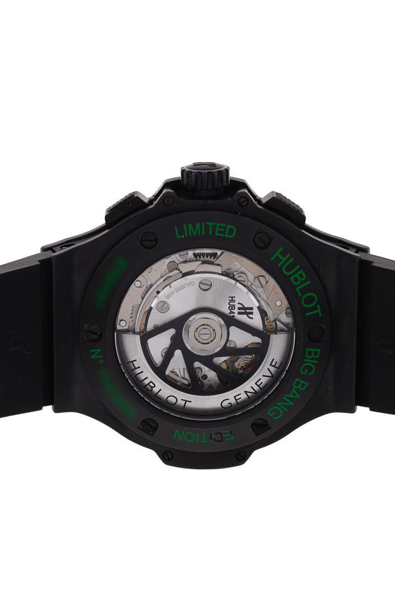 Watchfinder & Co. Hublot Preowned Big Bang Chronograph Rubber Strap Watch, 44mm, Alternate, color, 