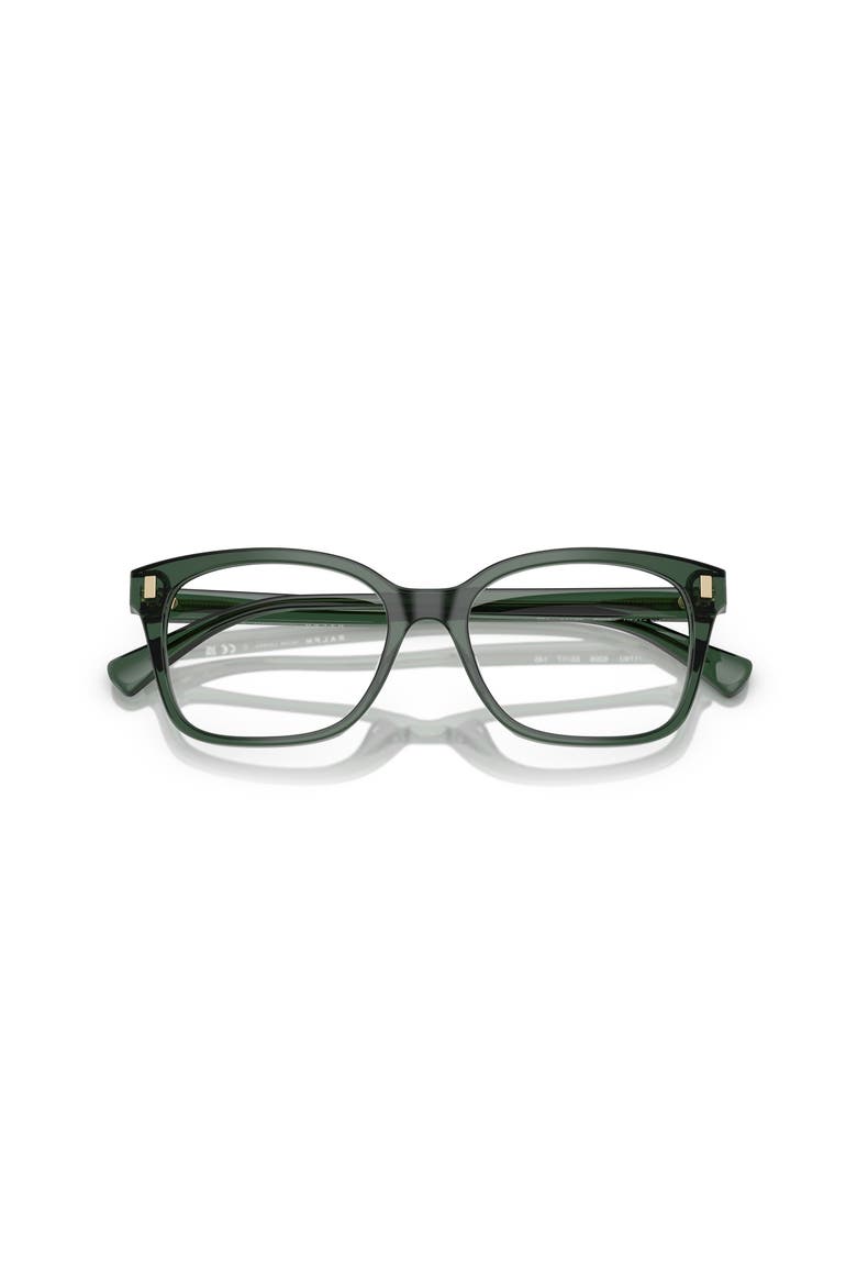 53mm Rectangle optical glasses, Alternate, color, Green