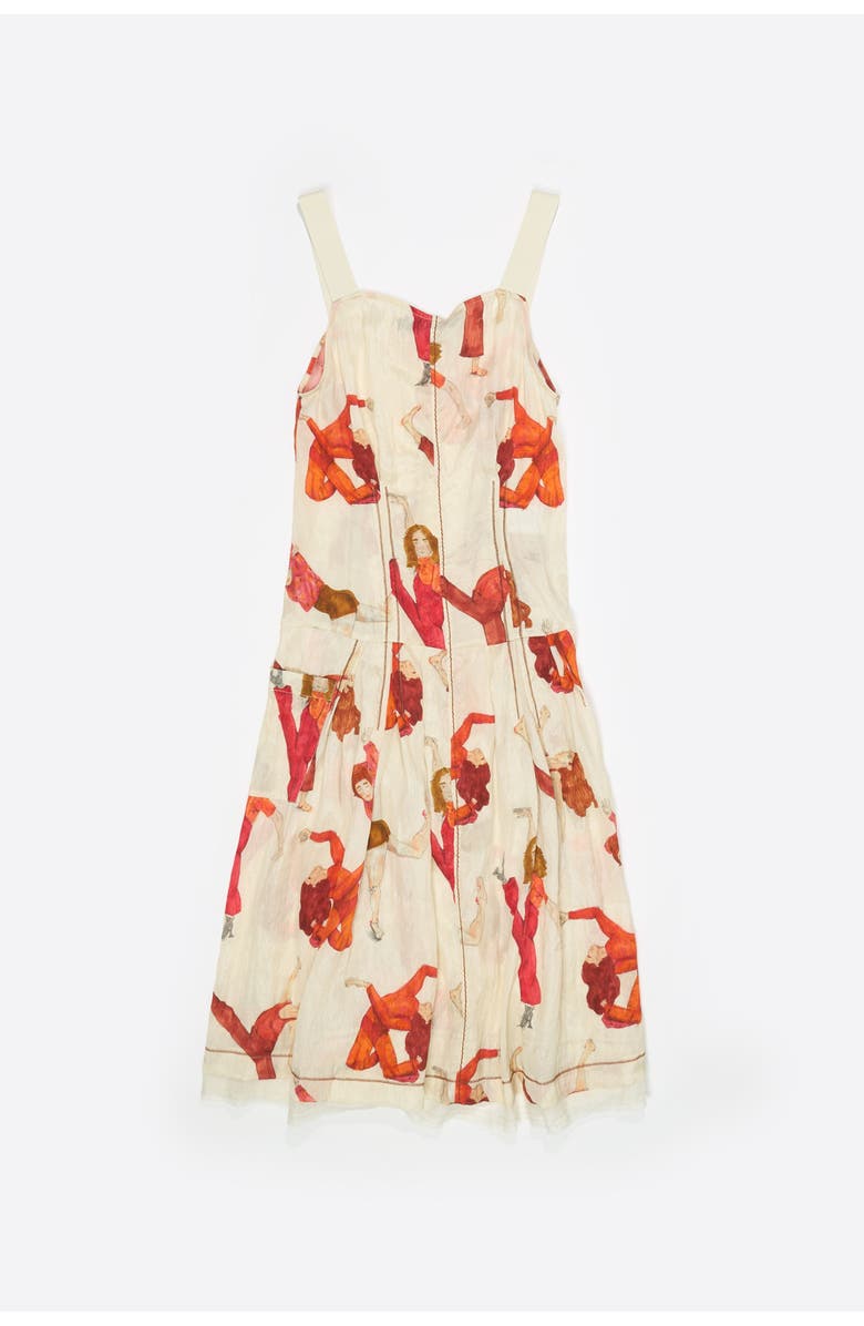 Bimba y Lola Dancers A-line strappy dress, Alternate, color, Dancers