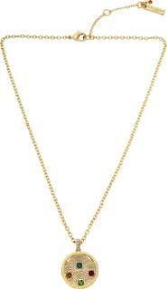 Kurt Geiger London Southbank Disc Pendant Necklace