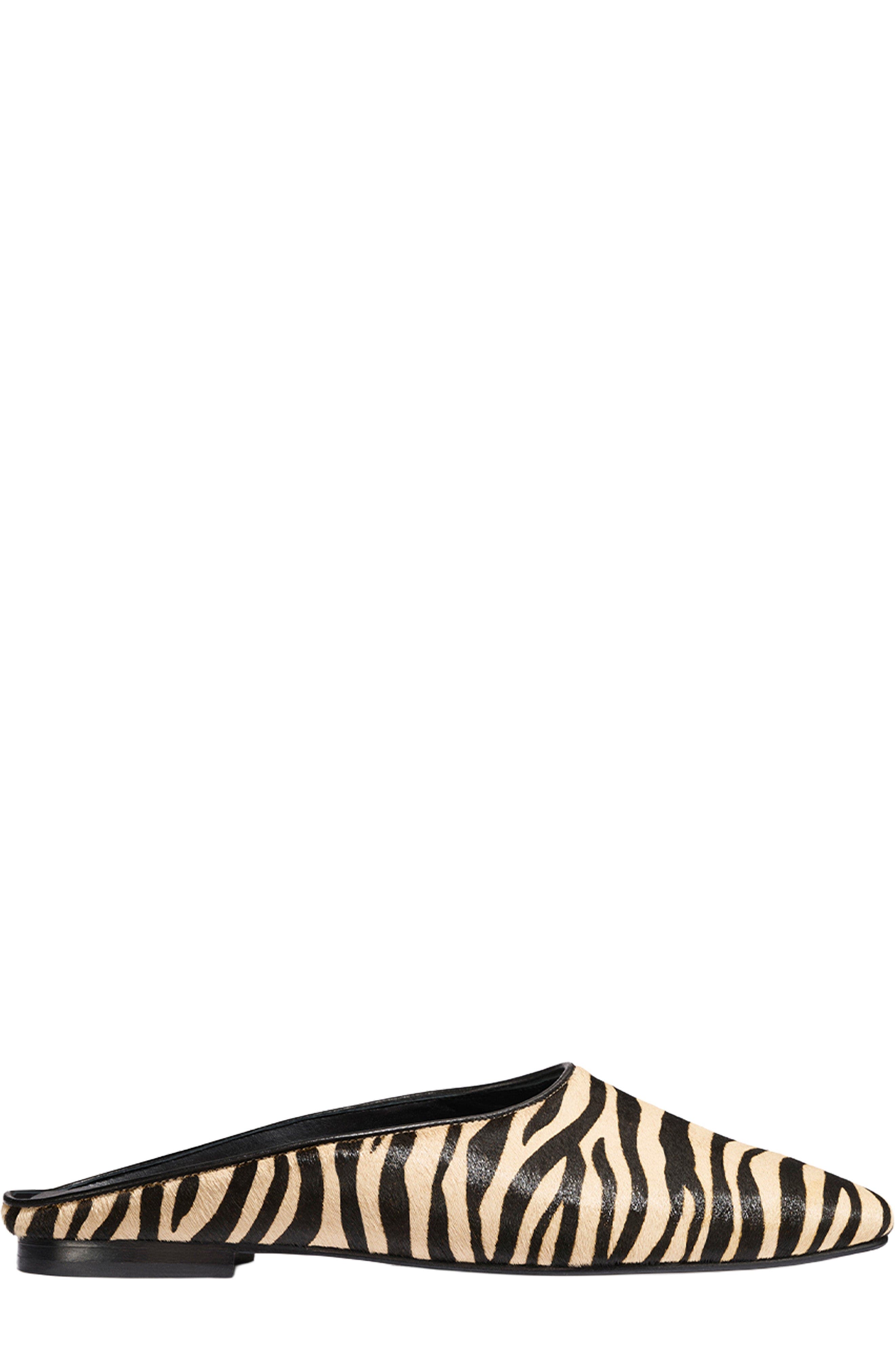The Clara Mules, Main, color, Tan Zebra Haircalf