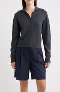 ROWING BLAZERS Merino Wool & Cashmere Polo Sweater