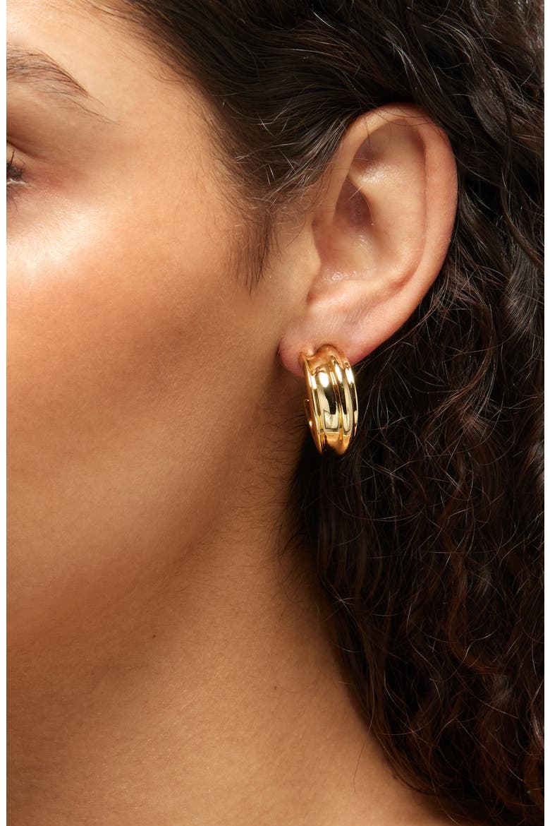 Lennon Hoop Earrings, Alternate, color, HIGH POLISH GOLD