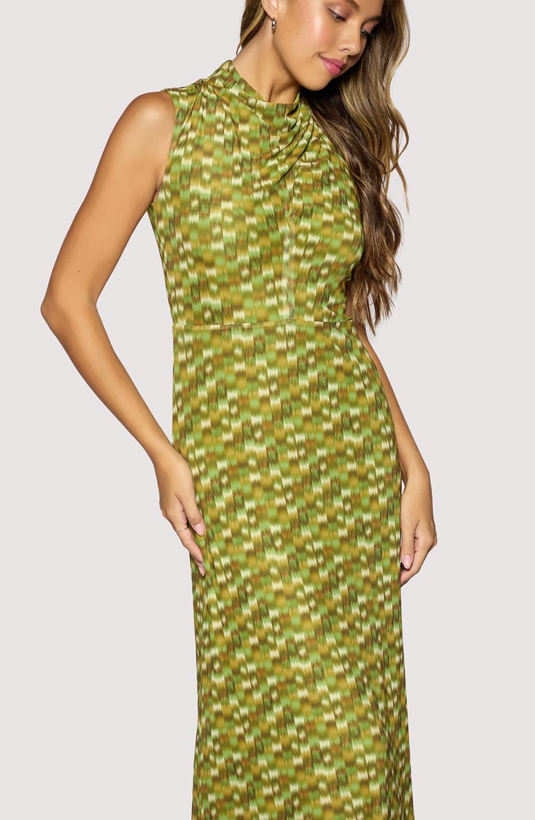 Lost + Wander Sierra Dreams Sleeveless Maxi Dress, Alternate, color, Green-Multi