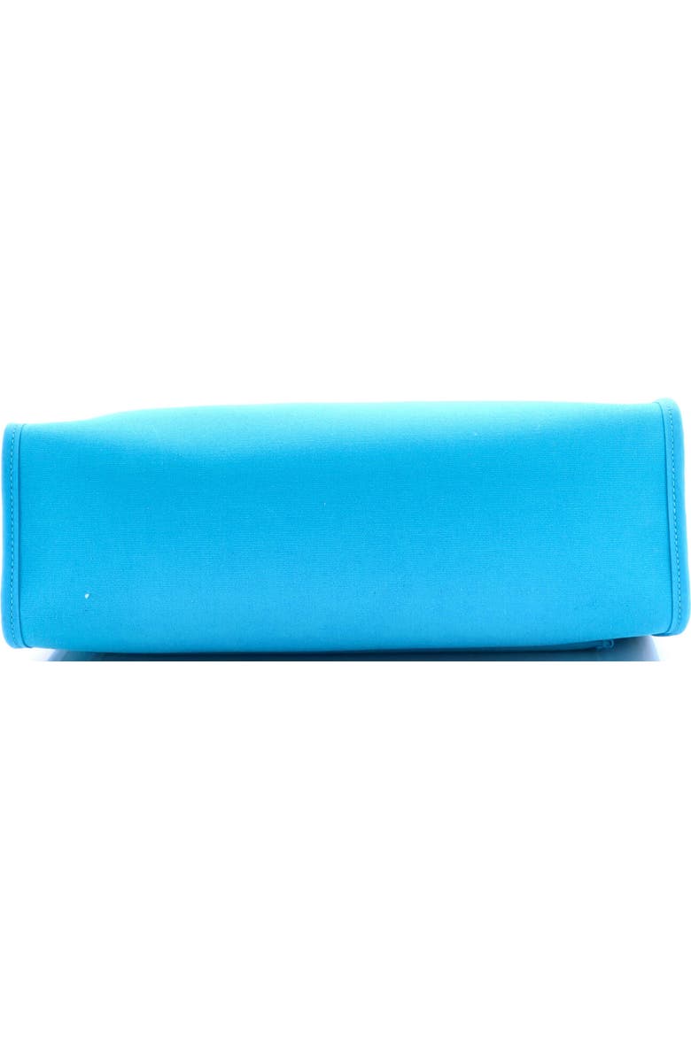 Pre-Owned Hermes Herbag Zip Verso Leather and Toile 31, Alternate, color, Bleu Azteque