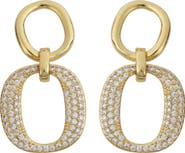 Panacea Crystal Link Drop Earrings