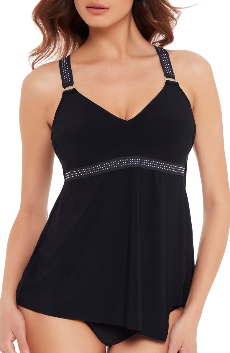 Magicsuit<sup>®</sup> Star Studded Carly Halter Tankini Top, Main, color, 