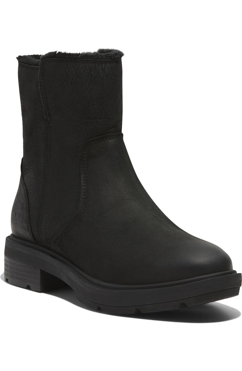 Timberland Brimfield Mid Warm Lined Boot, Main, color, Black Full Grain