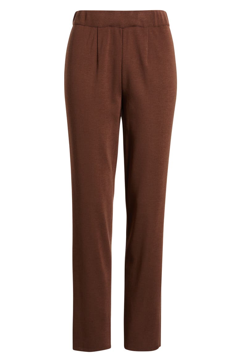 Nancy Slim Leg Knit Pants, Alternate, color, TRUFFLE