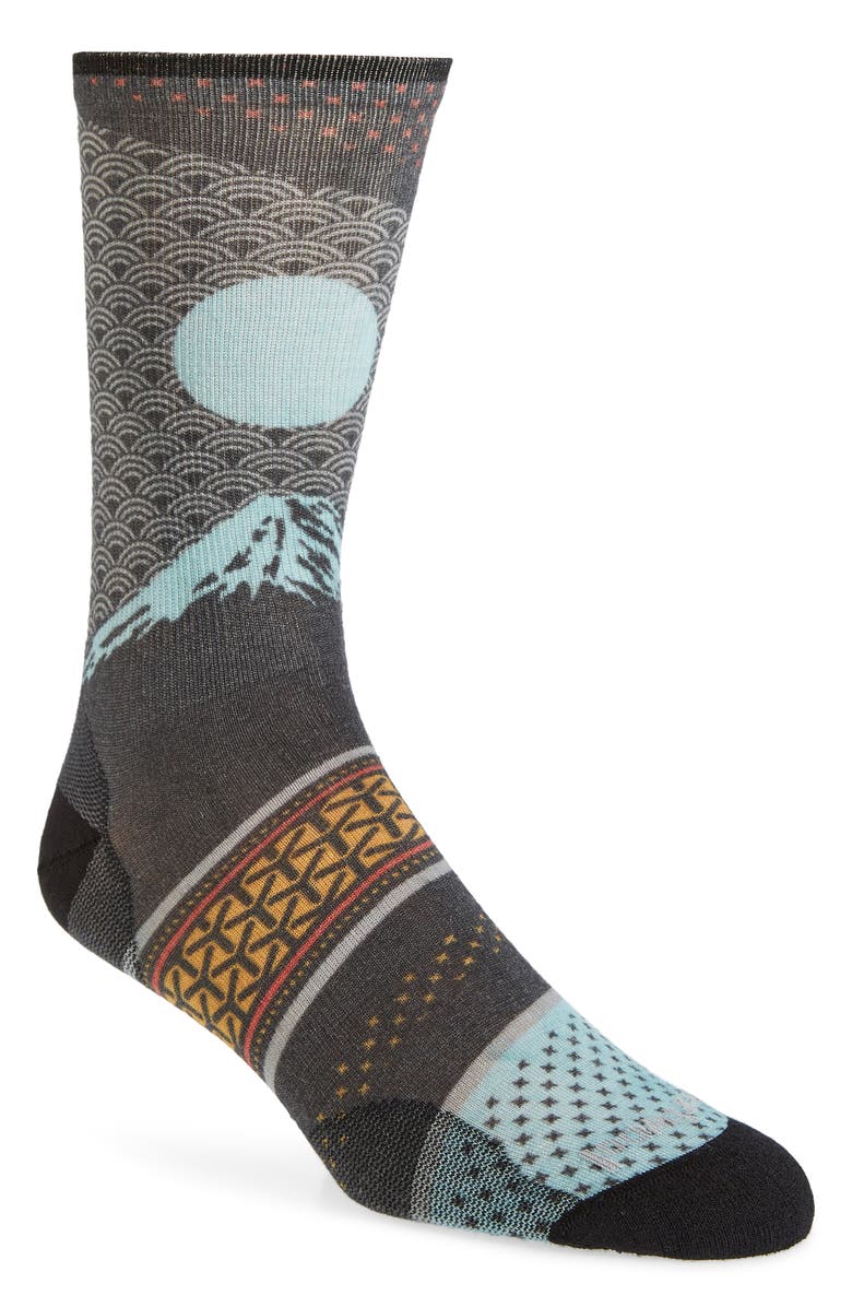 Smartwool Curated Mt. Fuji Crew Socks, Main, color, 