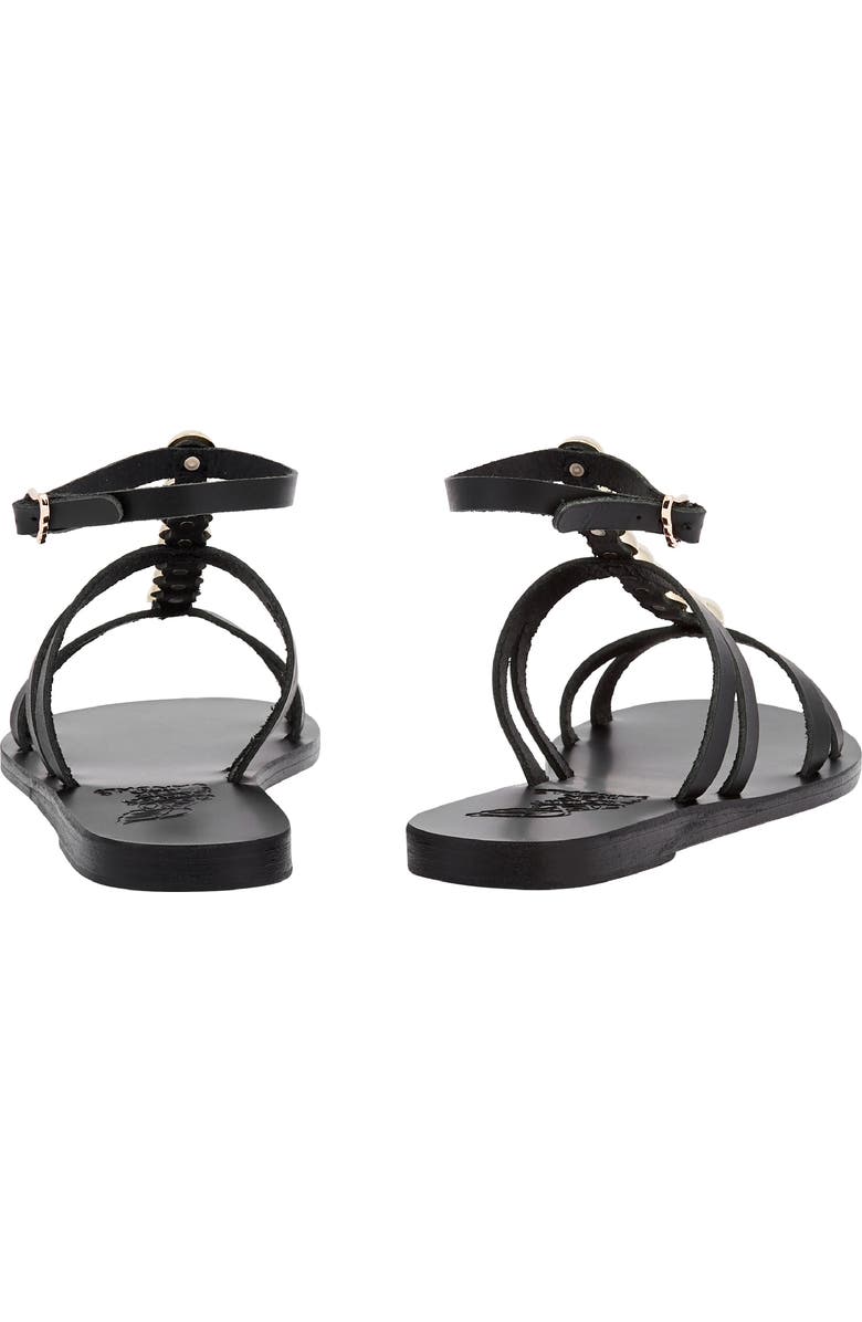 Ancient Greek Sandals Doris Embellished Ankle Strap Sandal, Alternate, color, Gold