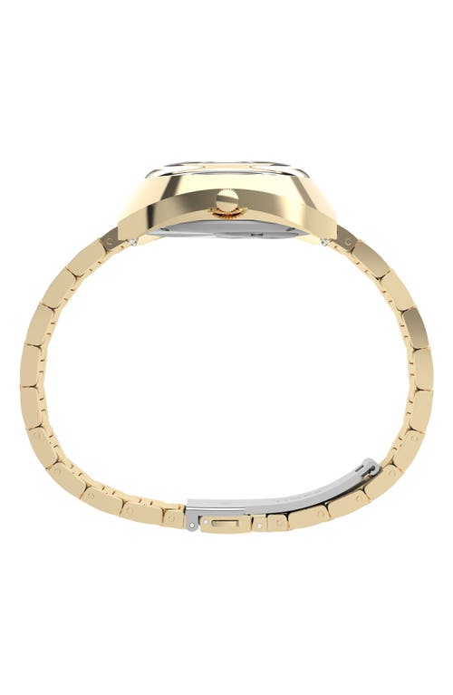 Timex ® Q 1972 Time Machine Reissue Bracelet Watch, 39mm In Gold