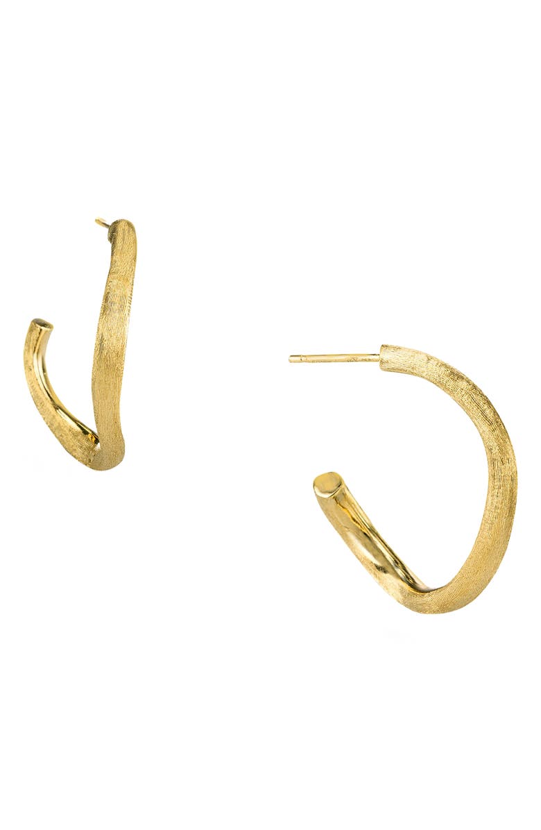 Marco Bicego Jaipur Collection Hoop Earrings, Alternate, color, Yellow Gold
