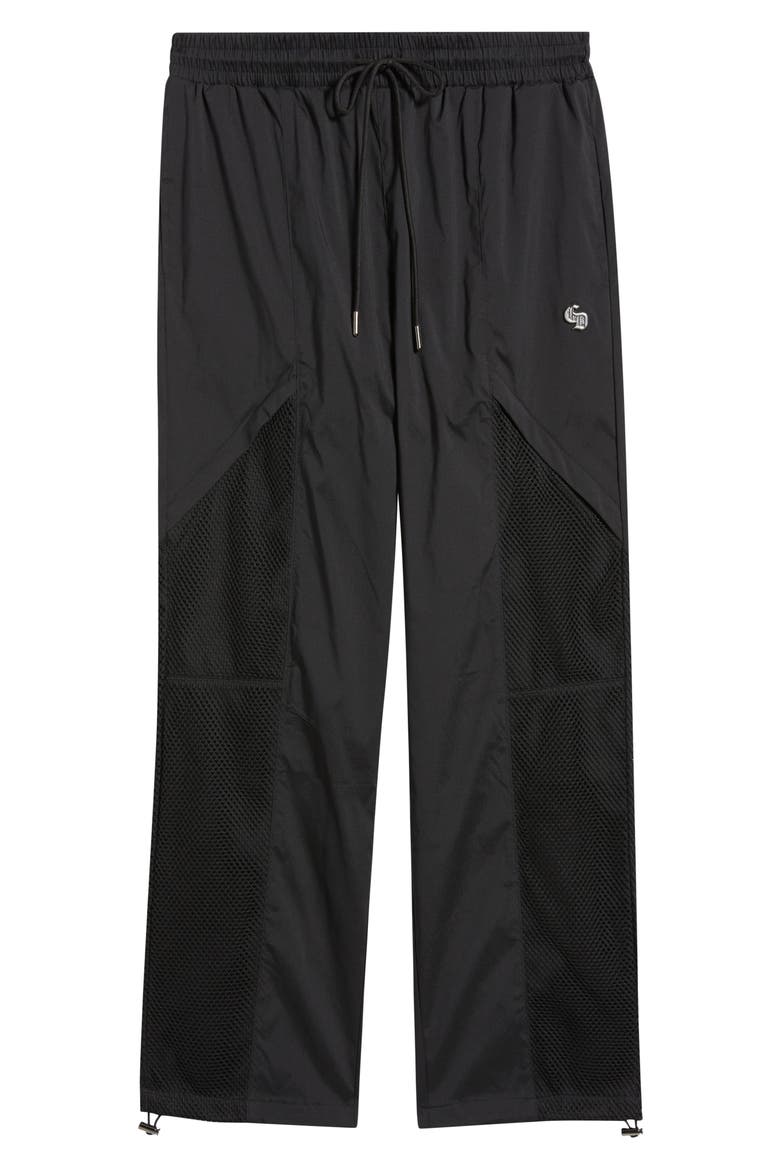 Tyson Mesh Panelled Pants, Alternate, color, BLACK