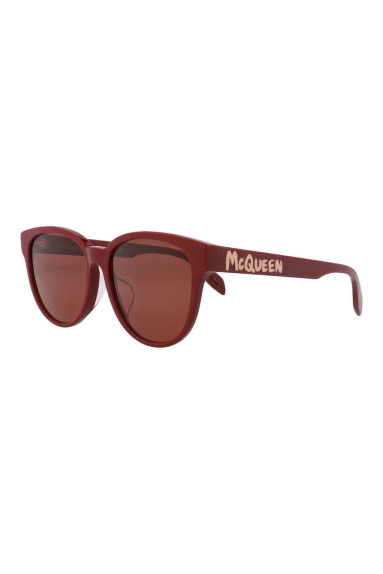 Core Round Sunglasses, Alternate, color, RED RED RED