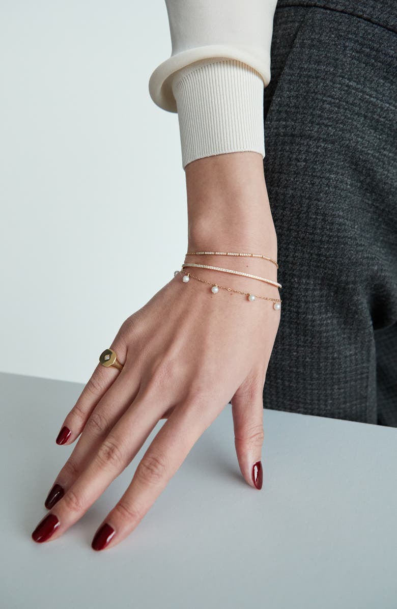 Bony Levy Pavé Diamond Signet Ring, Alternate, color,