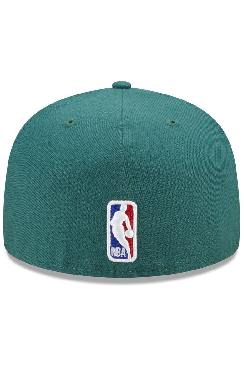New Era Men's New Era  Green Detroit Pistons 2022/23 City Edition Official 59FIFTY Fitted Hat, Alternate, color, 