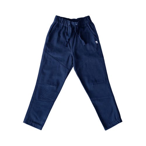 Jackalo Kids' Ash Organic Cotton Twill Pants in Midnight Navy  product