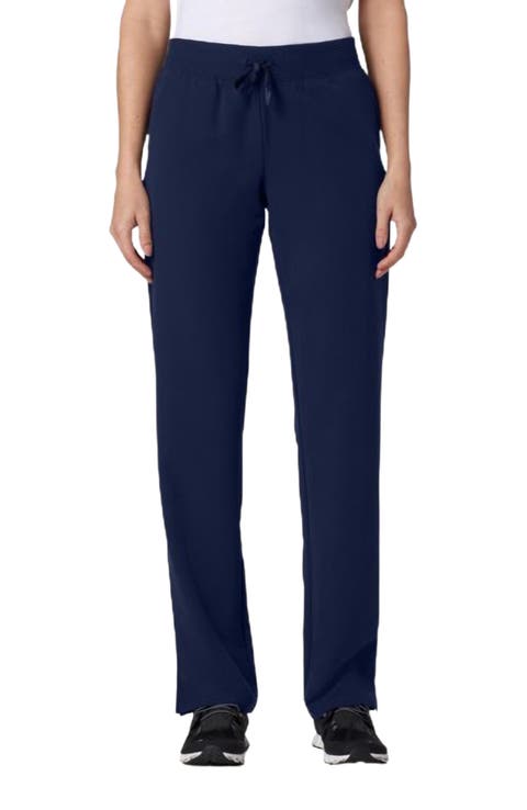 JAANUU Xenos Women's 5-Pocket Classic Mid-Rise Scrub Pant