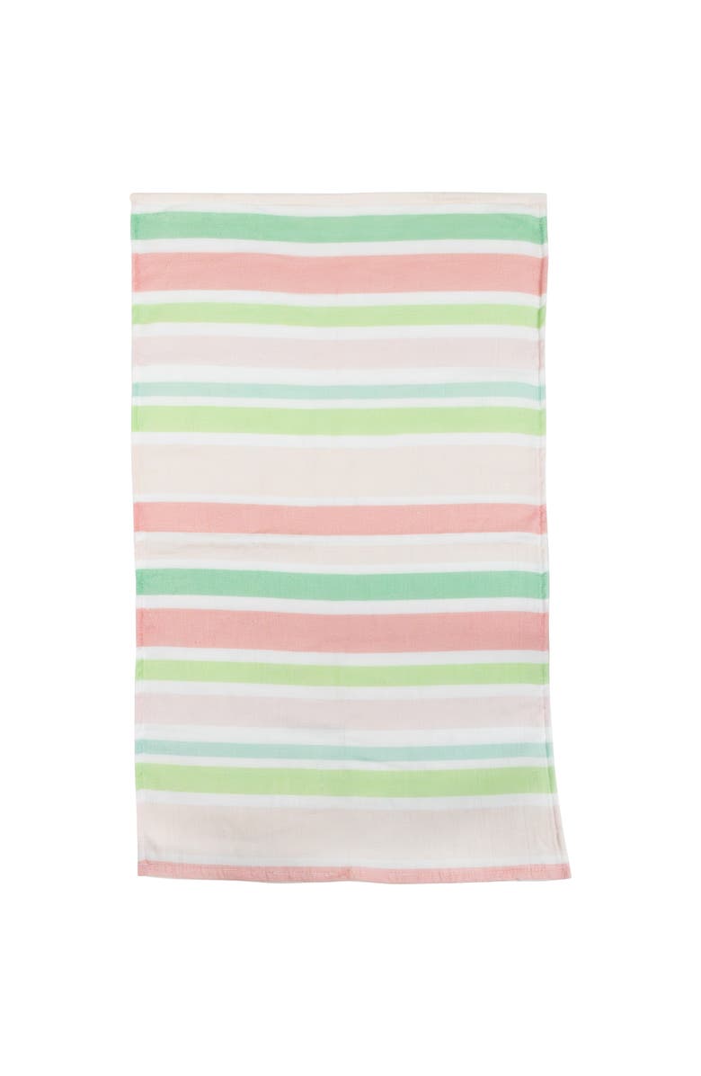 Northlight Stripes and Easter Eggs Kitchen Tea Towels - 26" - Set of 2, Alternate, color, White