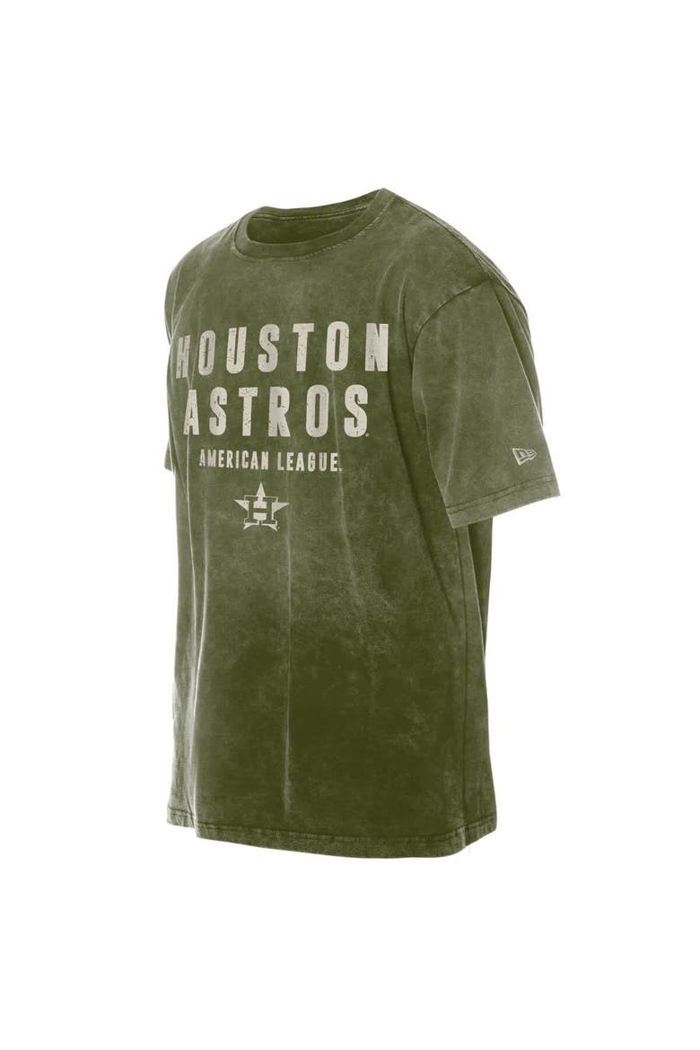 Men's New Era  Olive Houston Astros 2026 Armed Forces Day T-Shirt, Alternate, color, Olive