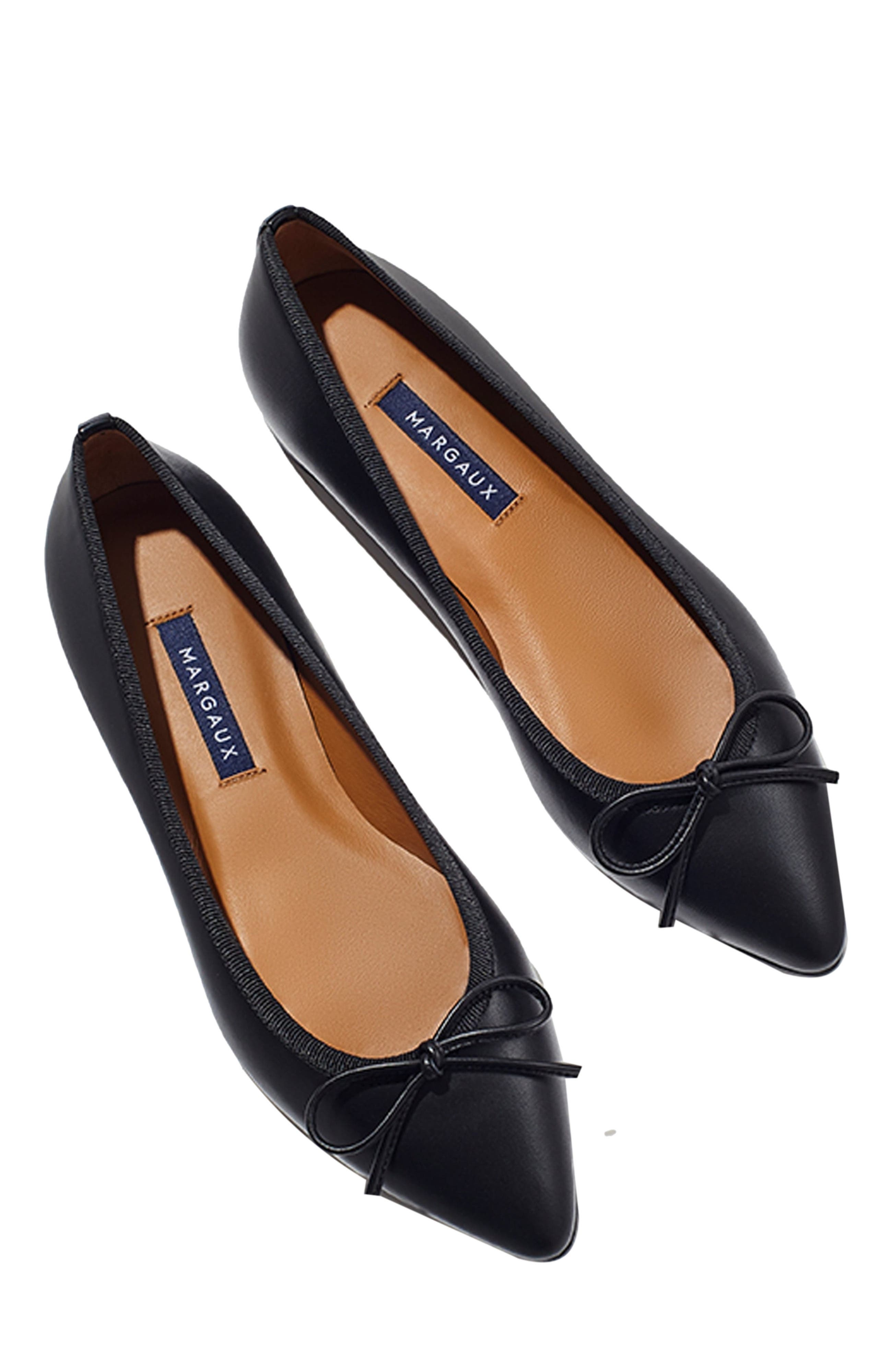 MARGAUX The Pointe Flat, Alternate, color, Black