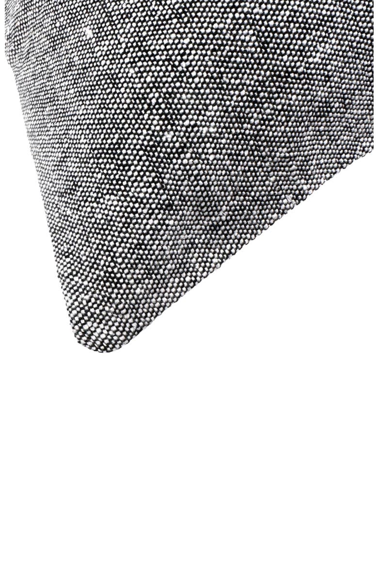 Banana Cotton Pillow - Cover, Alternate, color, Black and White