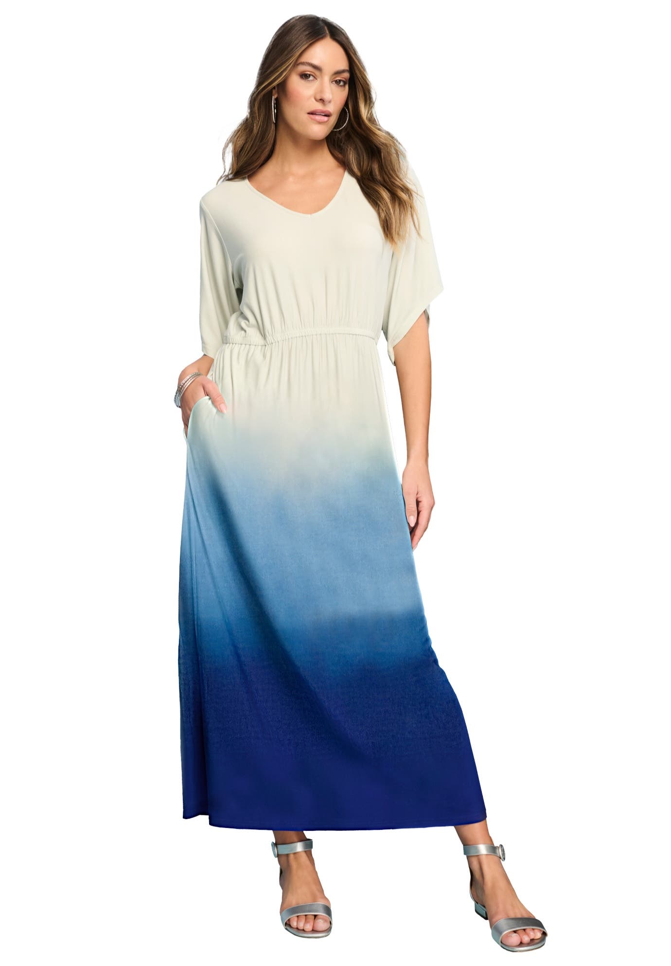 BLUE OMBRE BORDER