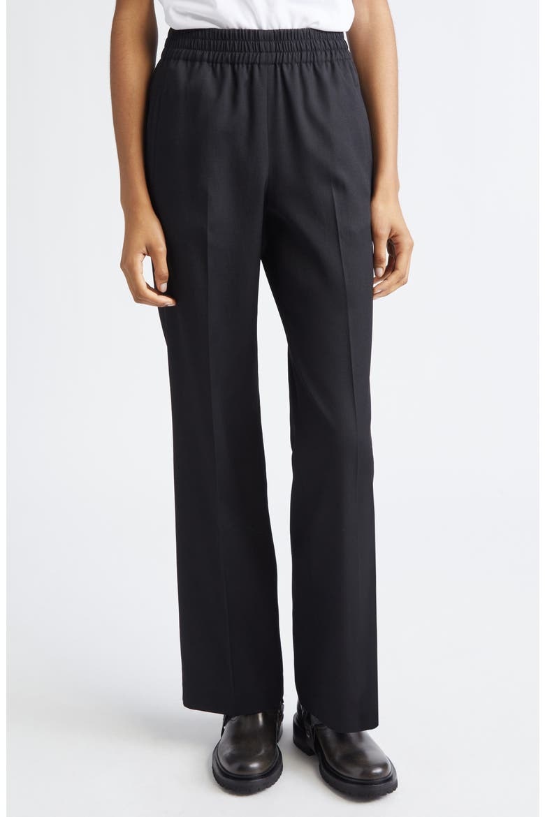 Brittany Lightweight Virgin Wool Joggers, Main, color, BLACK