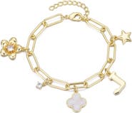 Adornia Initial Charm Bracelet