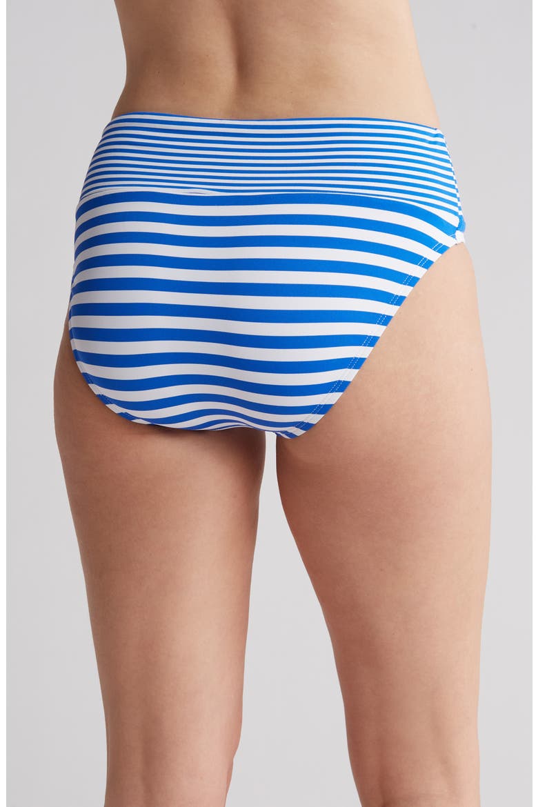 Breaker Bay High Waist Bikini Bottoms, Alternate, color, BEAMING BLUE