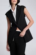 Kenneth Cole Luxe Twill Vest with Inset Shirt