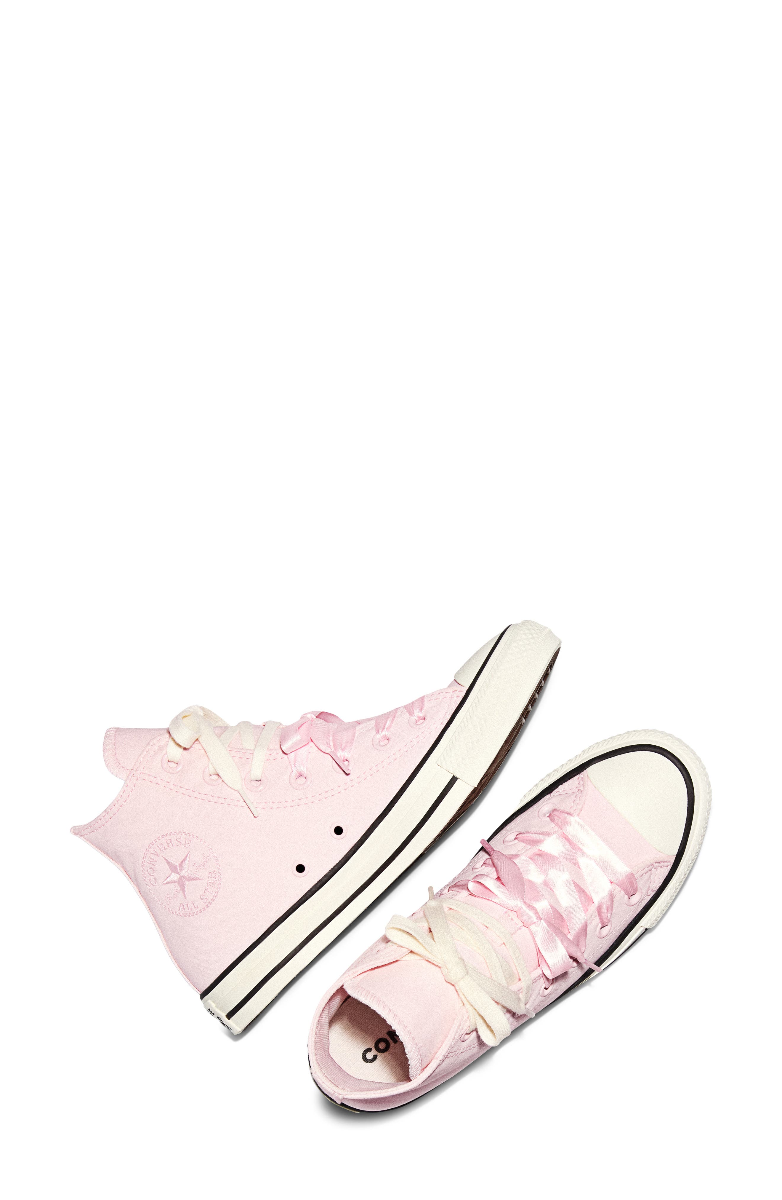 Converse Gender Inclusive Chuck Taylor All Star Peached High Top Sneaker, Alternate, color, Decade Pink/ Egret/ Black