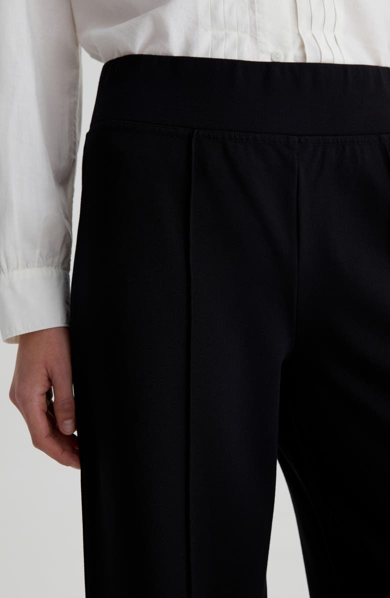 AG Reagan High Waist Wide Leg Pants, Alternate, color, Super Black