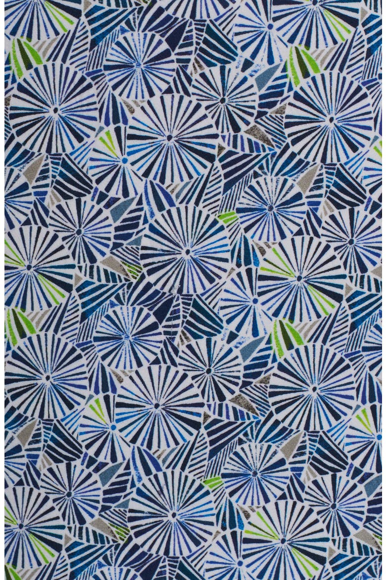 Ballard Floral Short Sleeve Button-Up Shirt, Alternate, color, BLUE