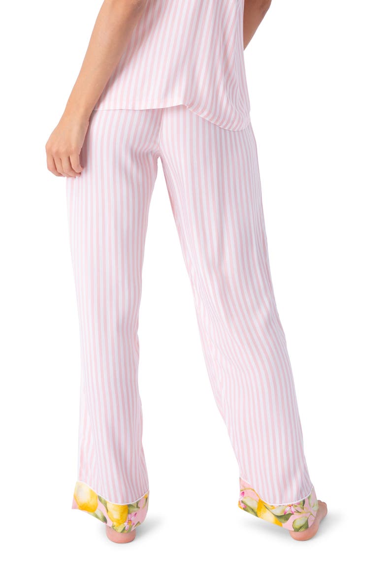 In Bloom Stripe Pajama Pants, Alternate, color, PINK DREAM
