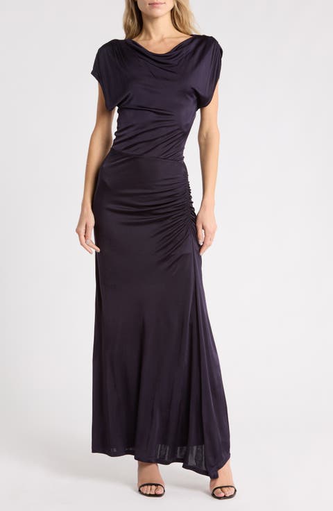 Salinas Cowl Neck Maxi Dress