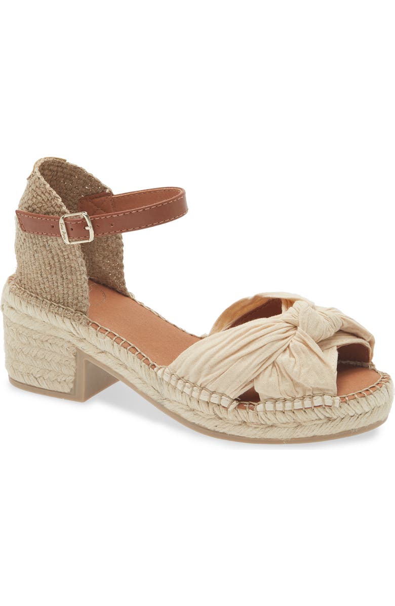 Toni Pons Daniela Ankle Strap Sandal, Main, color, Cream