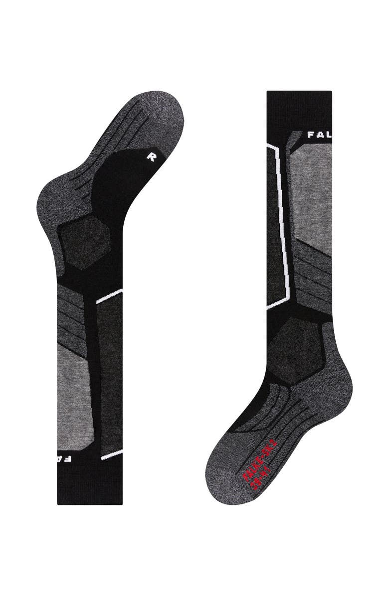 Falke SK2 Intermediate Ski Socks, Alternate, color, Black-Mix