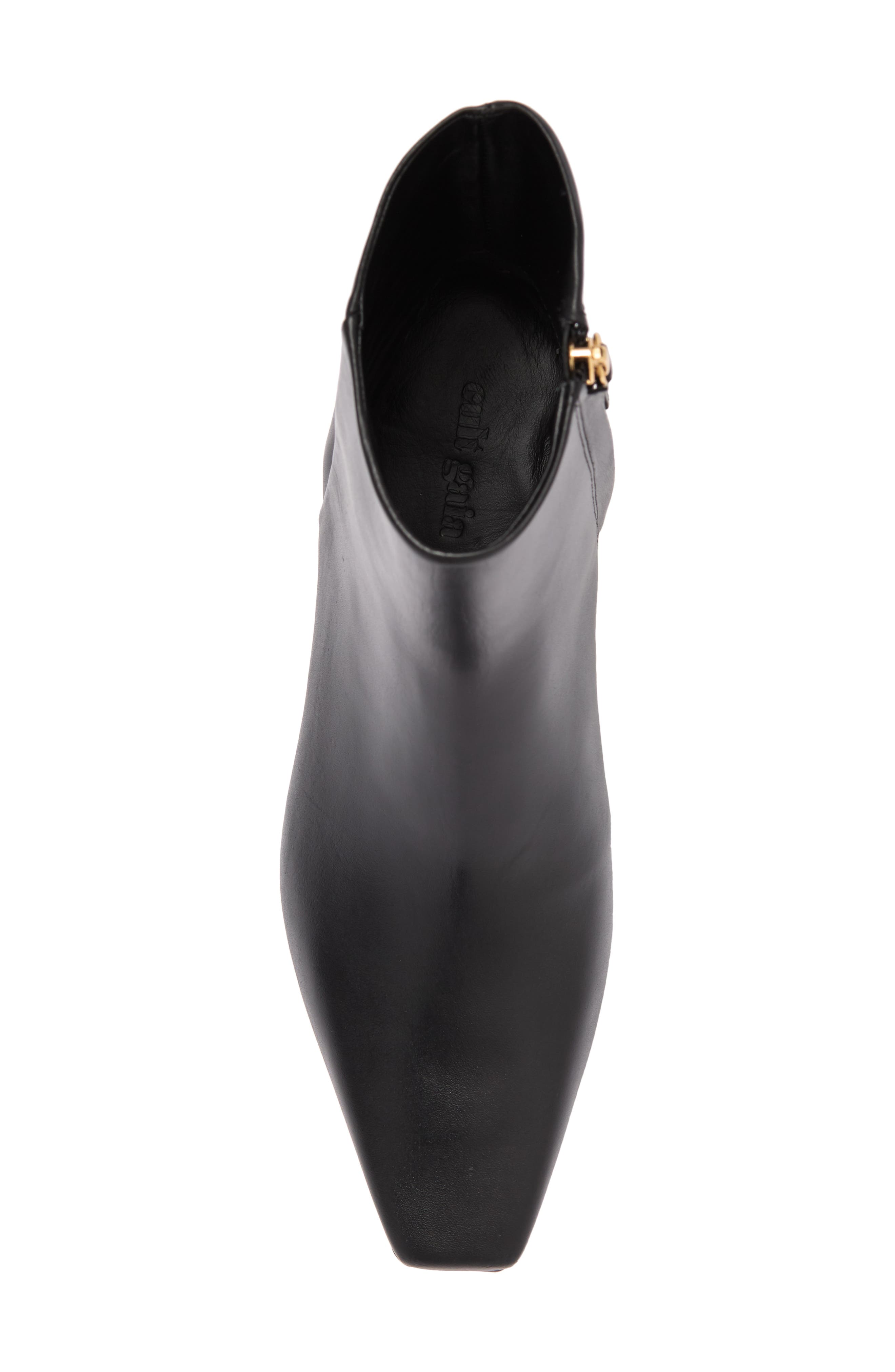 Mari Leather Bootie, Alternate, color, BLACK
