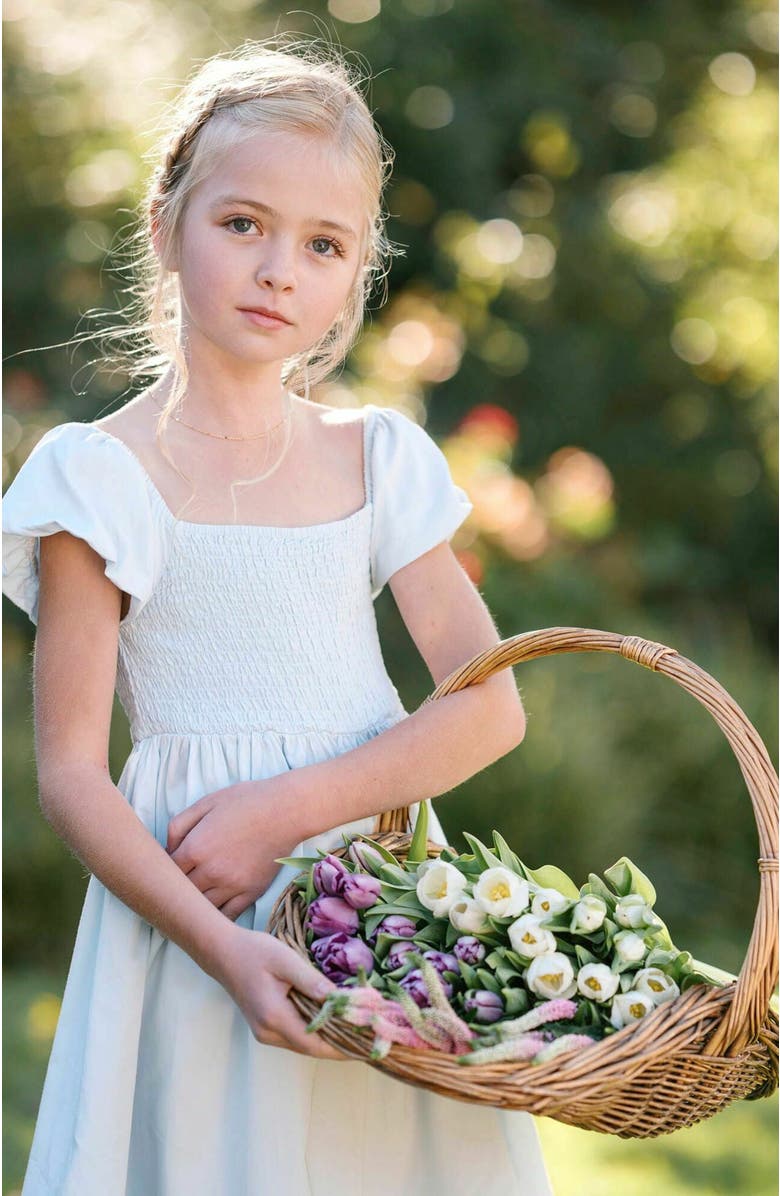 Hope & Henry Girls' Organic Sateen Flower Girl Dress, Kids, Alternate, color, 